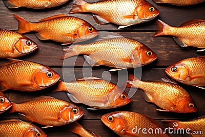 meal fish white food seafood fresh background smoked dinner raw healthy. Generative AI. Stock Photo