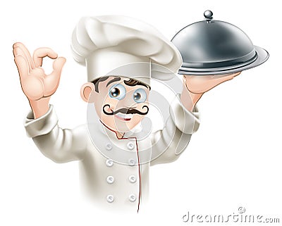 Gourmet chef illustration Vector Illustration