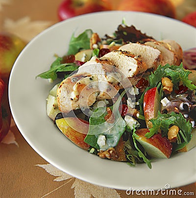 Gourmet Chicken Salad Stock Photo