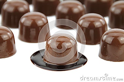 Gourmet chocolates Stock Photo