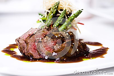 Gourmet fillet mignon steak Stock Photo