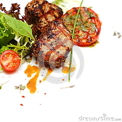 Gourmet food - steak meat Stock Photo