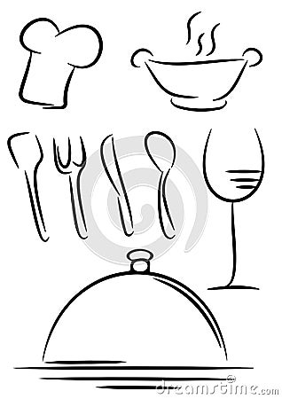 Gourmet icon Vector Illustration