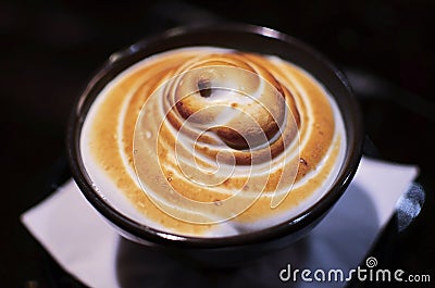 Gourmet lemon meringue dessert Stock Photo