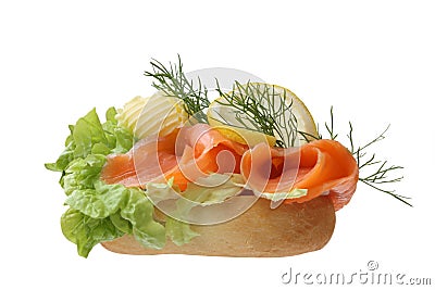 Gourmet Sandwich Stock Photo