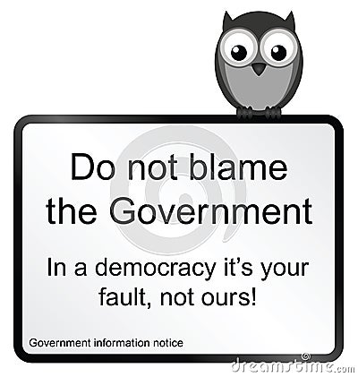 Government Blame Stock Photo