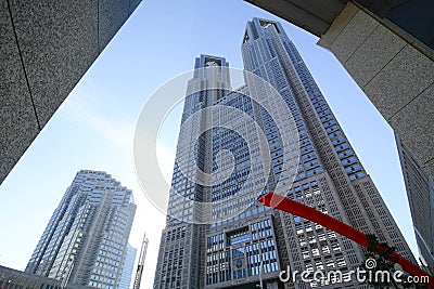 Government Buildings in Tokyo downtown, Japan Editorial Stock Photo