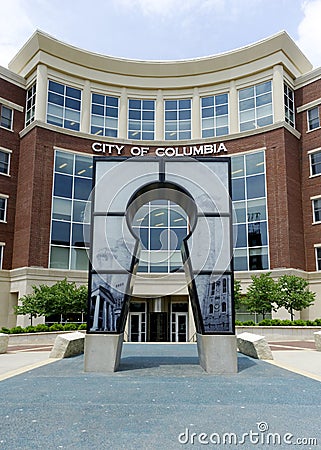 Government Offices Columbia, MO Editorial Stock Photo