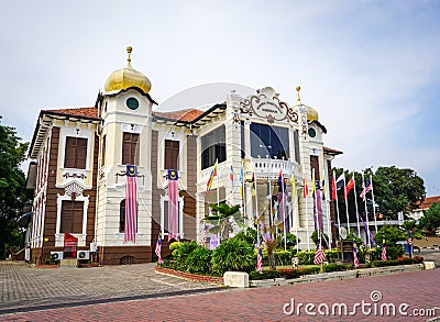 A government palace in Meleka, Malaysia Editorial Stock Photo