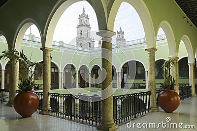 Government Palace of Merida Stock Photo