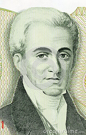 Governor Ioannis Kapodistrias Stock Photo