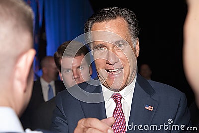 Governor Mitt Romney Editorial Stock Photo