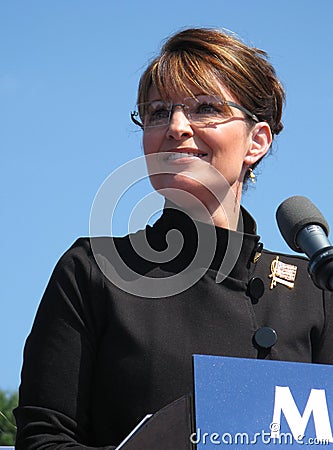 Governor Sarah Palin Editorial Stock Photo