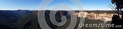 Govett`s gorge from Evans lookout, Blue Mountains, Australia Stock Photo