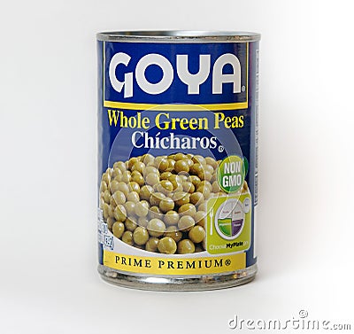 Goya Peas Editorial Stock Photo