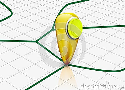 Gps navigation Vector Illustration