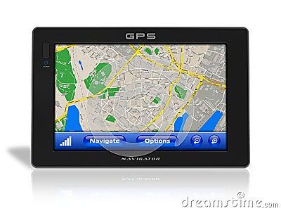 GPS navigator Stock Photo