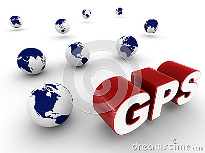 GPS technology Stock Photo