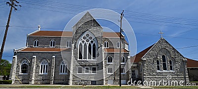 Grace Episcopal Church Editorial Stock Photo