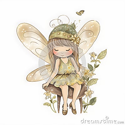 Graceful fairy tale vector Stock Photo