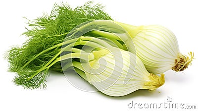 Graceful Fennel: A Captivating Herb in Solitude Stock Photo