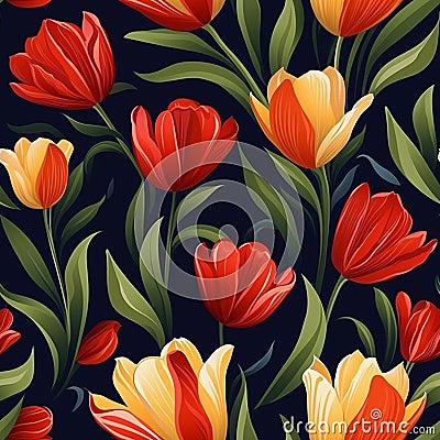 Graceful watercolor floral artwork Stock Photo