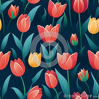 Graceful watercolor floral artwork Stock Photo