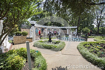 Graceland Meditation Garden Editorial Stock Photo