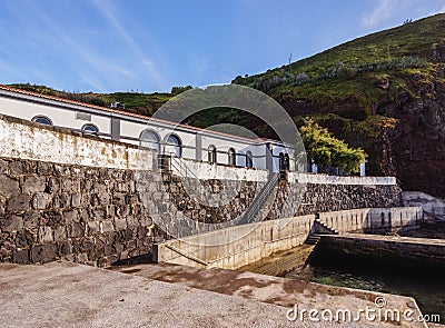 Graciosa Island on Azores Stock Photo