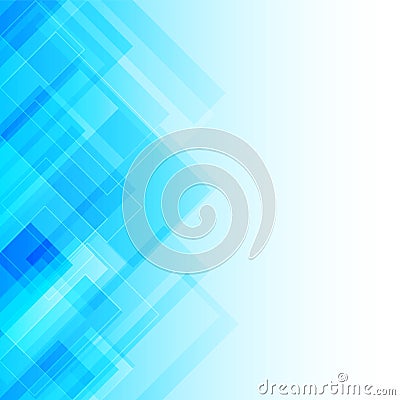 Vector Abstract Light Blue Gradient Geometric Background with Rectangles Pattern Stock Photo