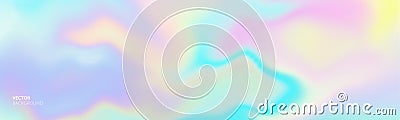 Gradation gradient color background, abstract mesh blend. Vector soft bright color pattern holographic iridescent Vector Illustration