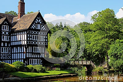 Grade II Listed Mock Tudor Building Stock Photo