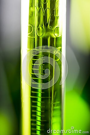 Graded test tube Stock Photo