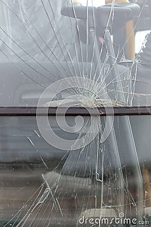 Grader Window Stock Photo