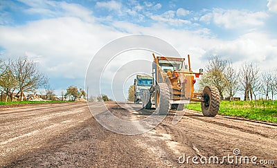 Grader Stock Photo