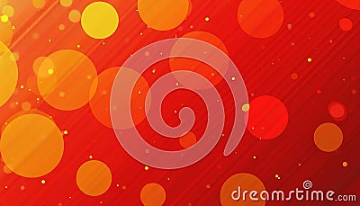 Gradient Abstract Design with Overlapping Circular Shapes and Bokeh Effect Stock Photo