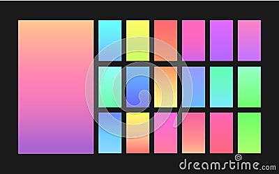 Gradient backgrounds for design Vector Illustration