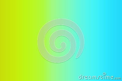 Gradient of bright colors ranging from green to blue. Stock Photo