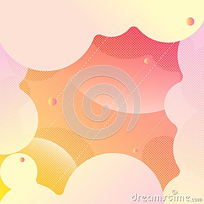 Gradient colors cloud abstract background Vector Illustration