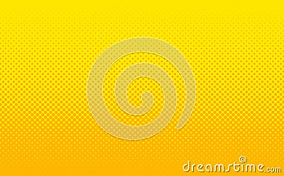 Gradient halftone background, pop art design. Colorful comic pattern. Yellow halftone texture Stock Photo