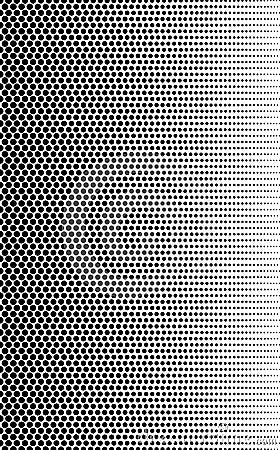 Gradient halftone. Fade dot. Background dots. Point texture. Overlay effect. Gradation transition. Half tone polka. Pop art design Vector Illustration