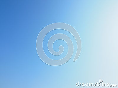 Gradient Light Blue Sky Wallpaper Background Stock Photo