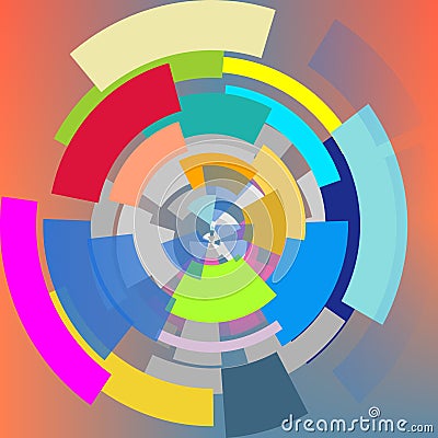 Gradient mesh abstract background. Blurred backdrop with simple muffled colors. Vector Illustration