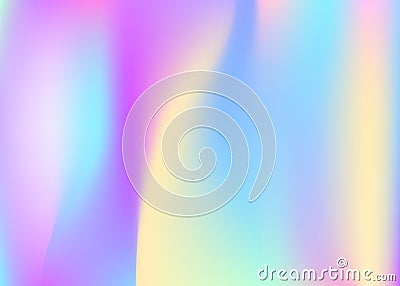 Holographic abstract background. Vector Illustration