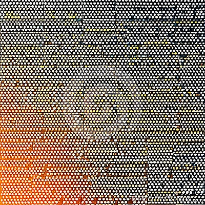 A gradient of orange and yellow triangles arranged in a mosaic pattern5, Generative AI Stock Photo
