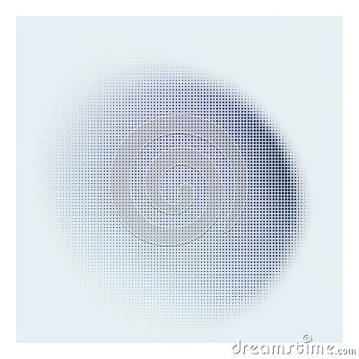 Gradient round shape vector abstract background. Watercolor effect mesh with transparent part along the border and Vector Illustration