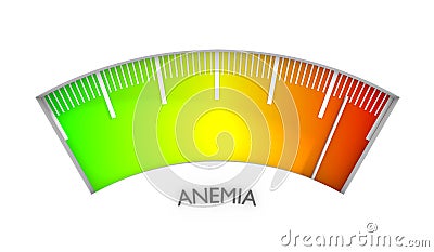 Medical concept of anemia Stock Photo