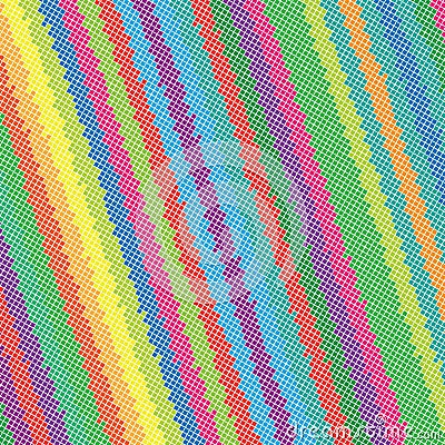 Gradient Spectrum Colors Pixel Squares Vector Background Pattern Texture Vector Illustration