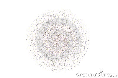 Gradient Stipple shadow. Shadow effect dots texture background. Noise Grainy Texture. Circle and Oval shape Vector Illustration