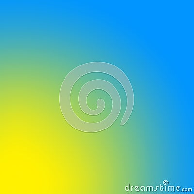 Gradient yellow background. Lower left light. Smooth color transition. Abstract vector art. Vector Illustration